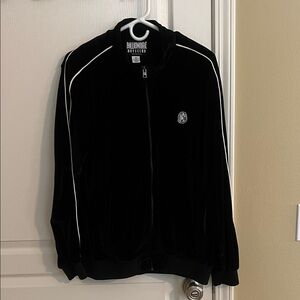 Billionaire Boys Club Black Track Jacket with White Piping